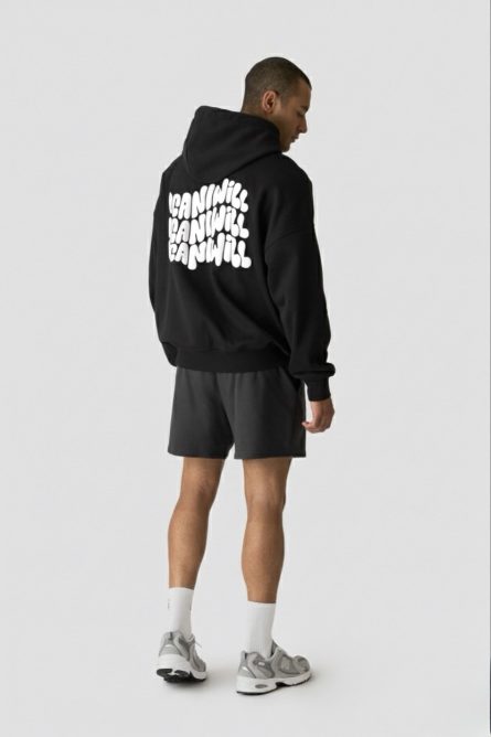 Everyday Relaxed Hoodie Print White - Image 6