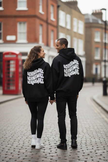 Everyday Relaxed New Hoodie Print White - Image 3