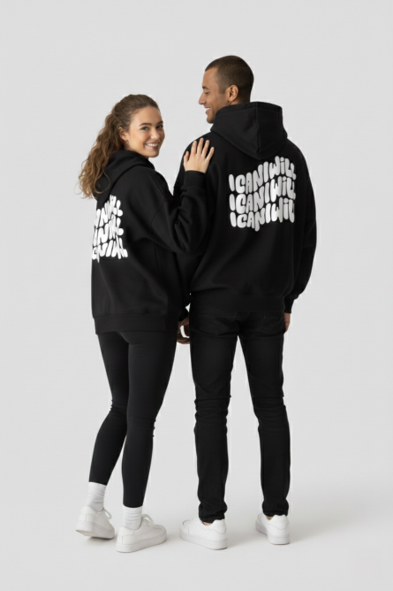 Everyday Relaxed New Hoodie Print White - Image 2